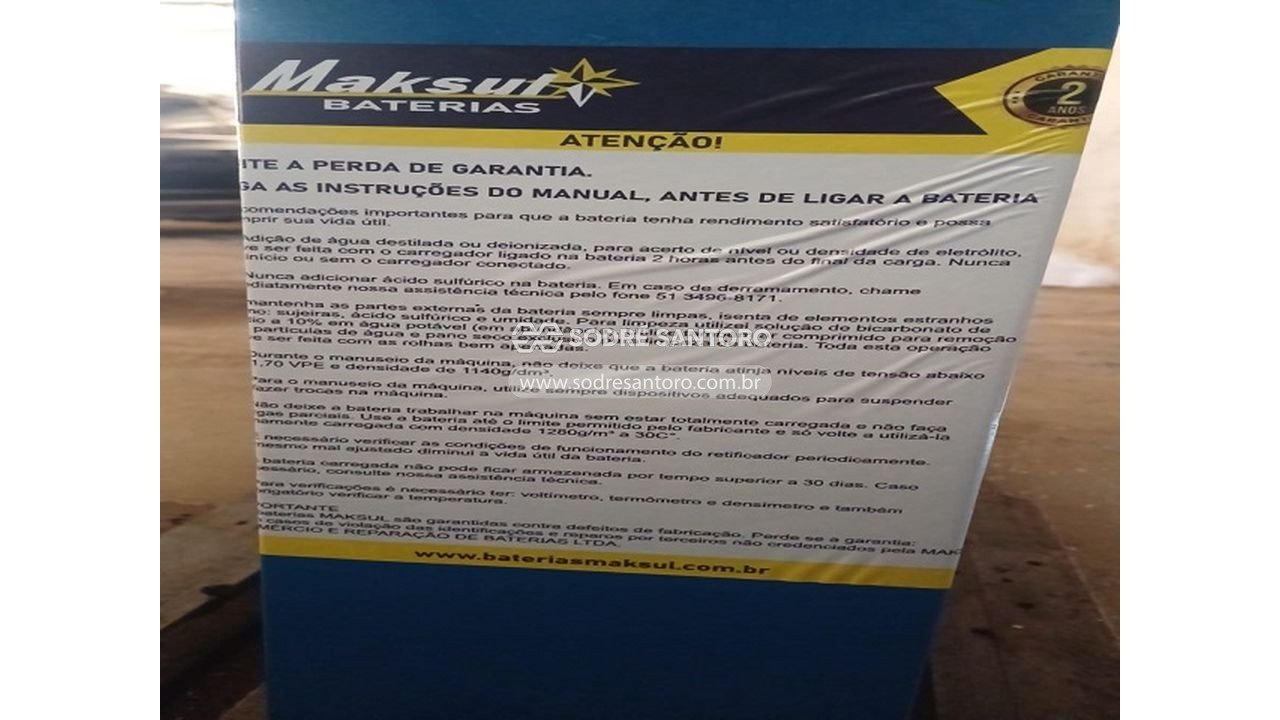 Foto 3: bateria tracionaria maksul 07 bmp 410 24 v 324 ah
