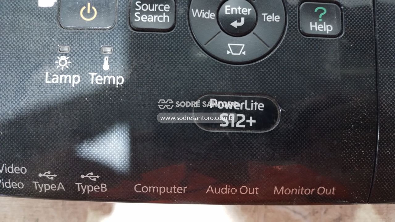 Foto 5: 1 projetor epson powerlite s12+ h430a e 1 balança digital mondial bl-05