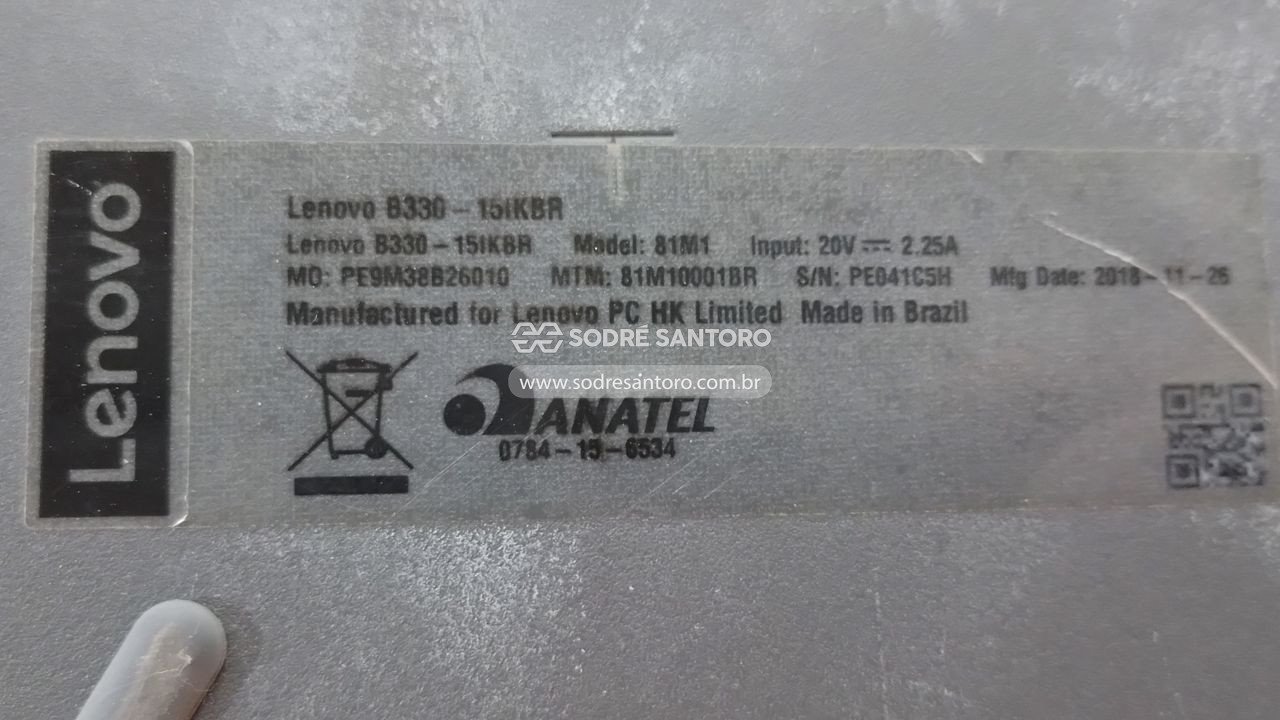 Foto 4: sucata 5 notebooks (1 itautec, 1 acer e 3 lenovo)