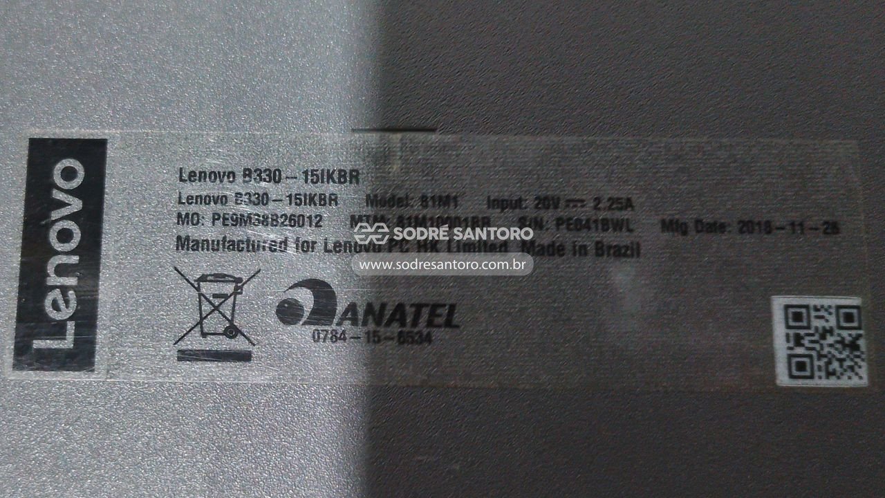 Foto 6 de 8: sucata 5 notebooks (1 itautec, 1 acer e 3 lenovo)