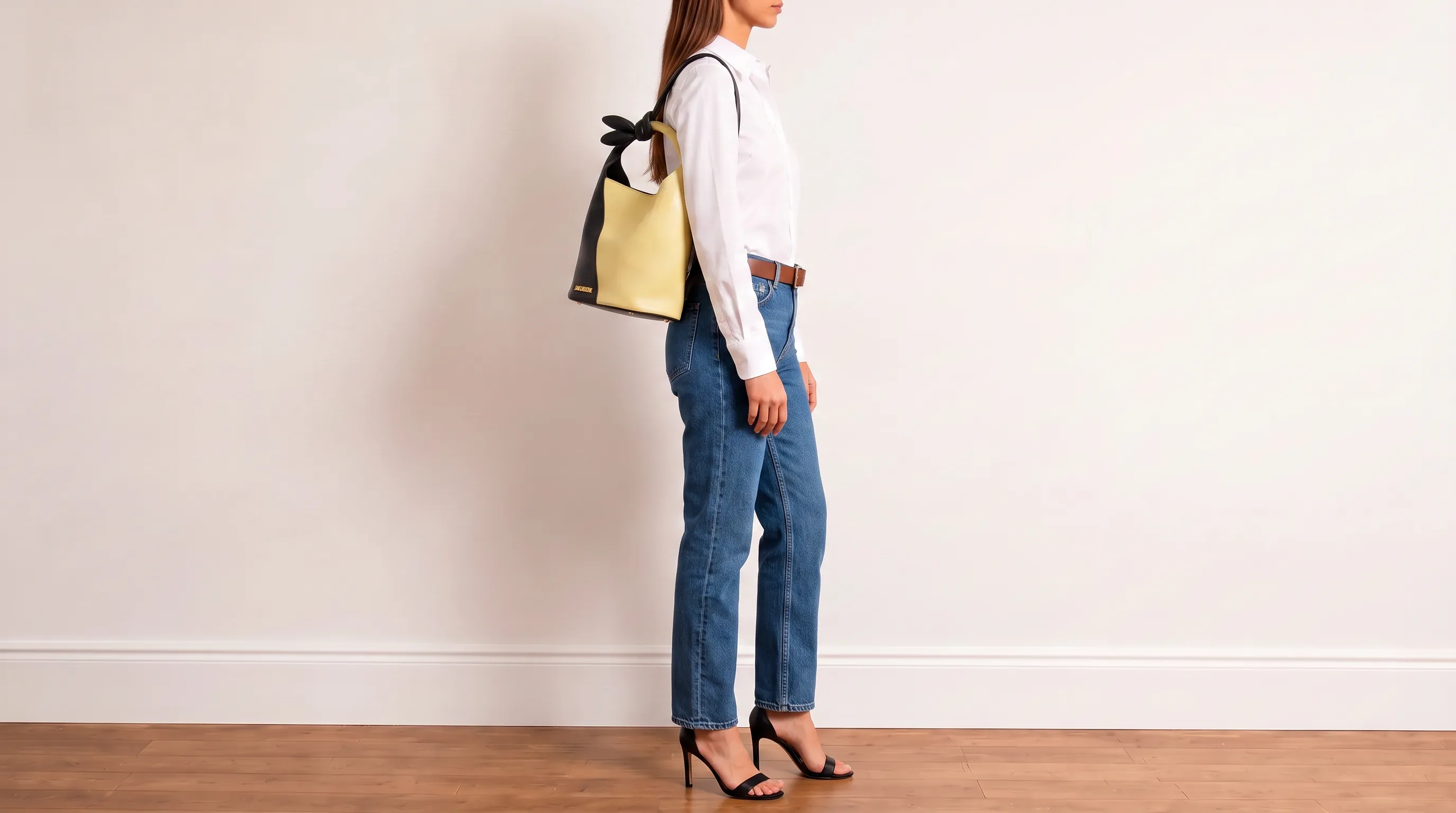 Foto 2: JACQUEMUS - Le Petit Tourni Bucket Bag em Couro