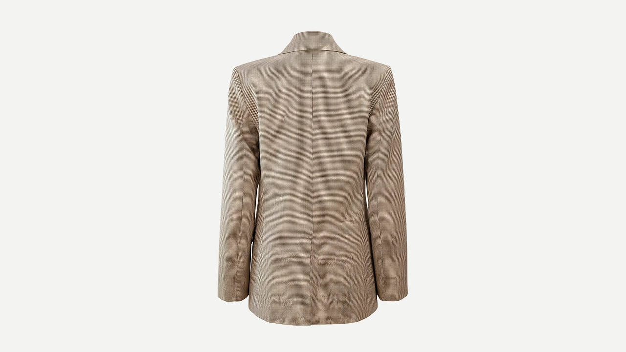 Foto 4: NK - Blazer em poliéster e viscose. Tamanho 36 BR