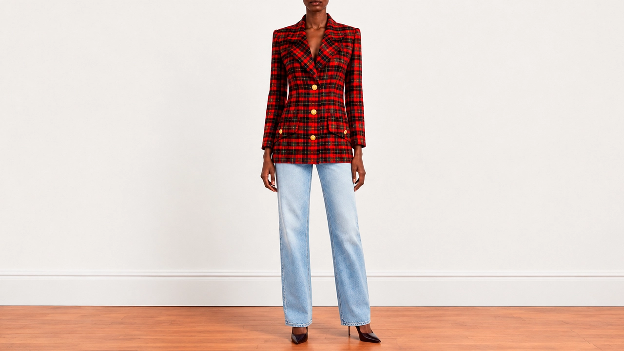 Foto 2: GIVENCHY - Blazer em lã. Tamanho 36 FR / 38 BR