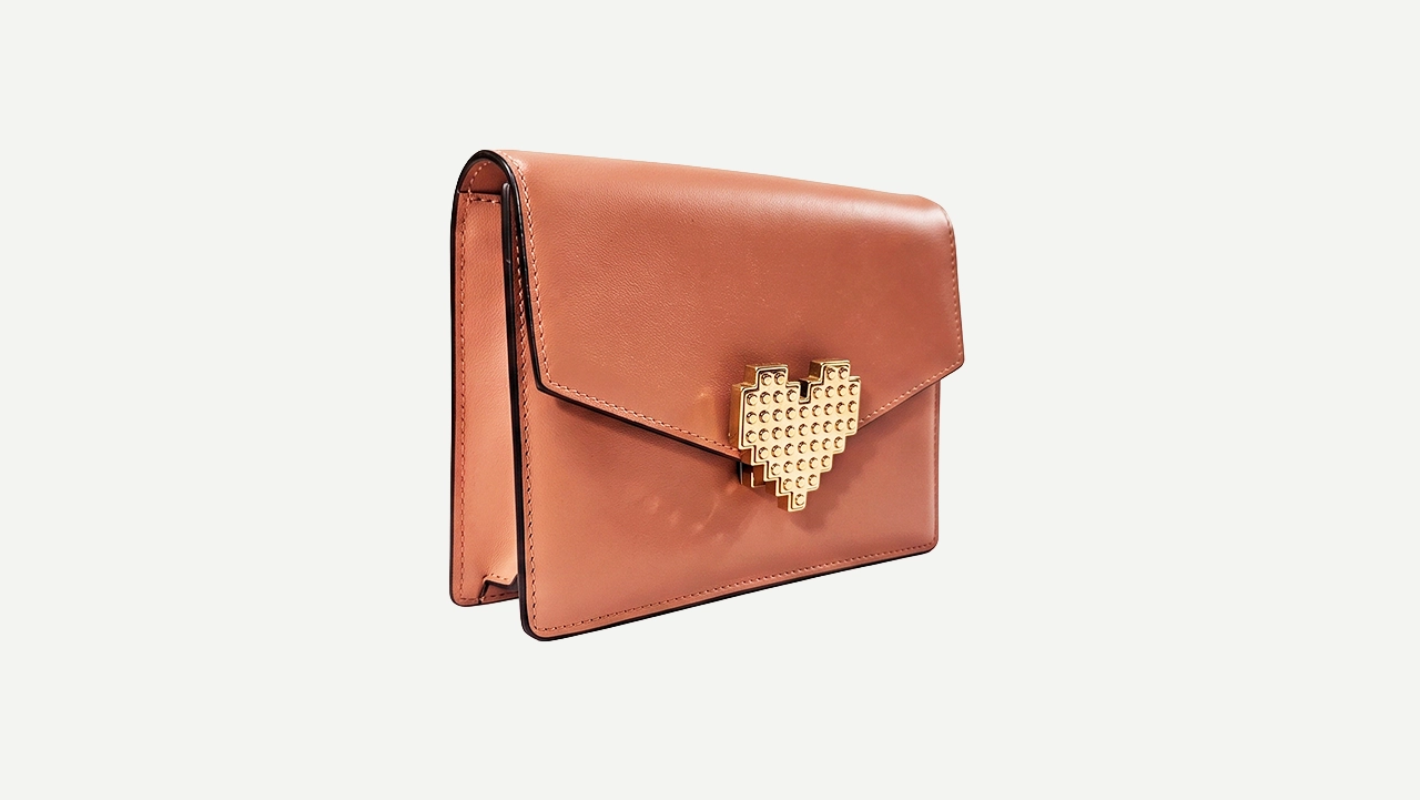 Foto 3: LES PETITS JOUEURS - Bolsa Crossbody Mini em Couro Nude