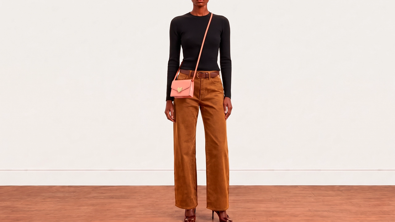 Foto 2: LES PETITS JOUEURS - Bolsa Crossbody Mini em Couro Nude