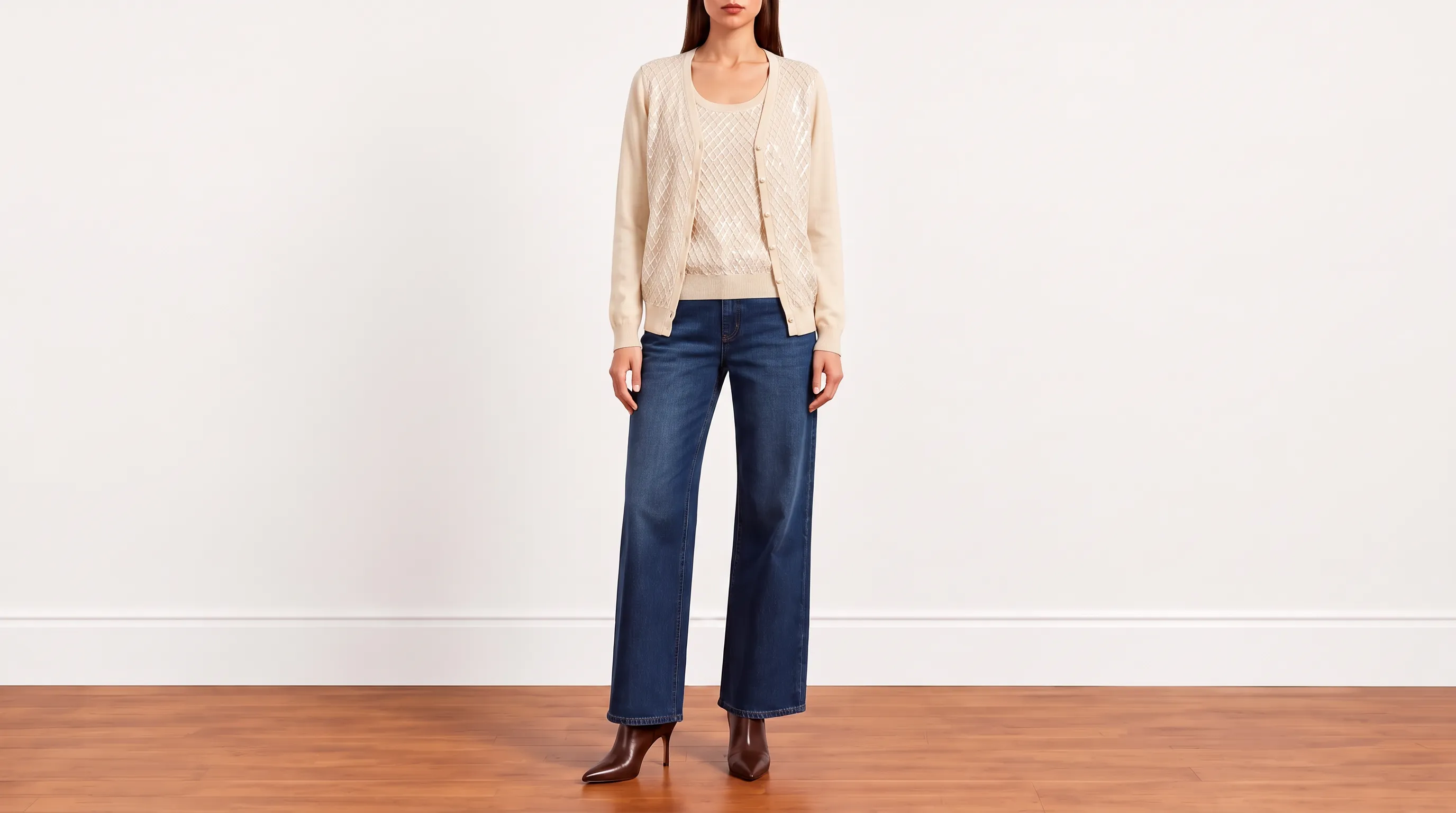 Foto 2: SANDRO BARROS - Twinset Off White Bordado. Tamanho P