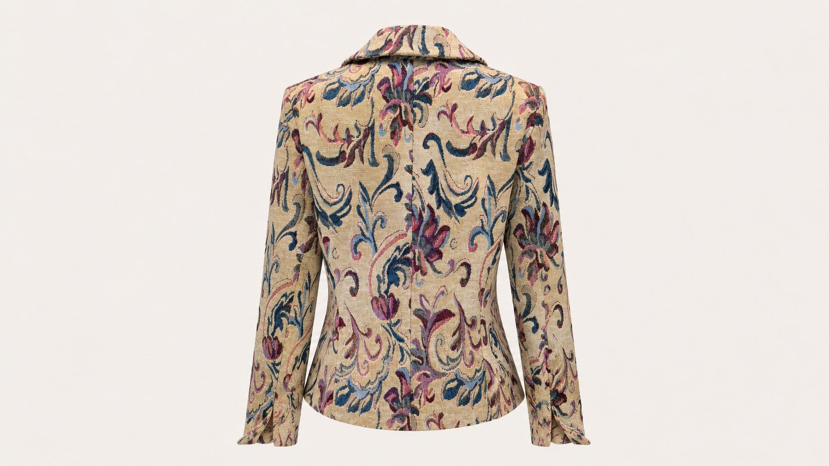 Foto 4: OSCAR DE LA RENTA - Blazer em Jacquard Floral. Tamanho 40 BR