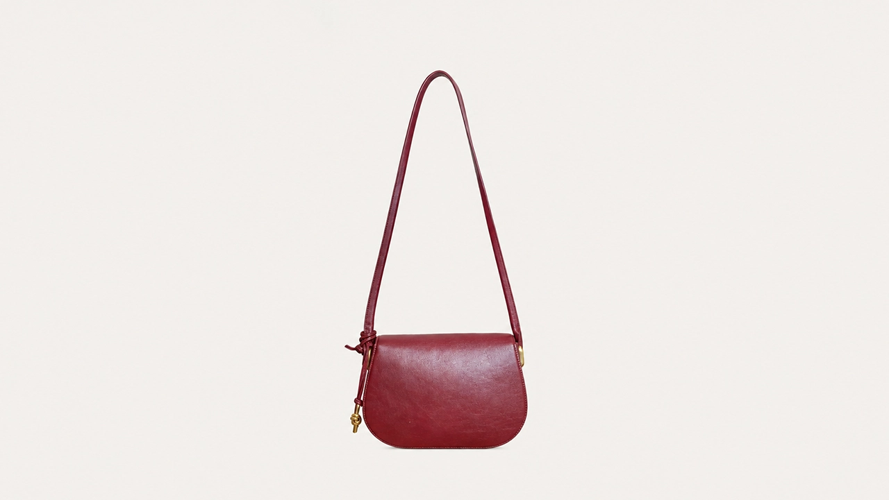 Foto 3: BOTTEGA VENETA - Bolsa Desiree Small em Couro Bordô