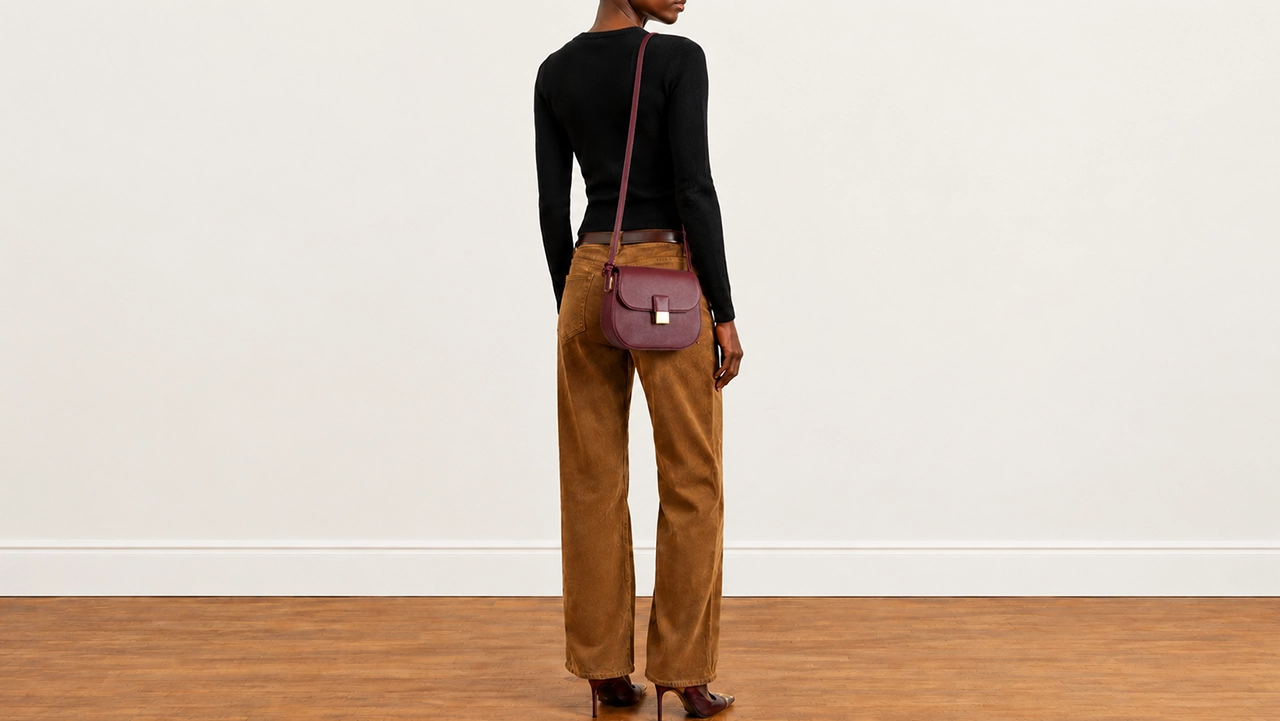Foto 2: BOTTEGA VENETA - Bolsa Desiree Small em Couro Bordô