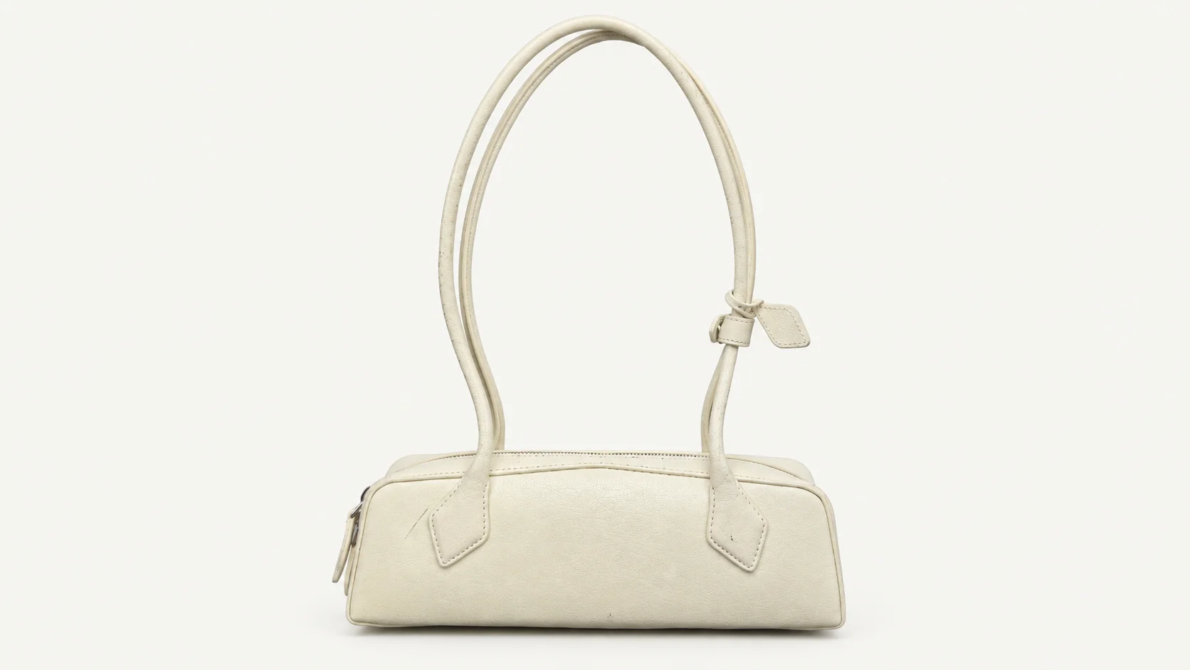 Foto 4: ALAÏA - Bolsa Le Teckel Média em Couro Creme