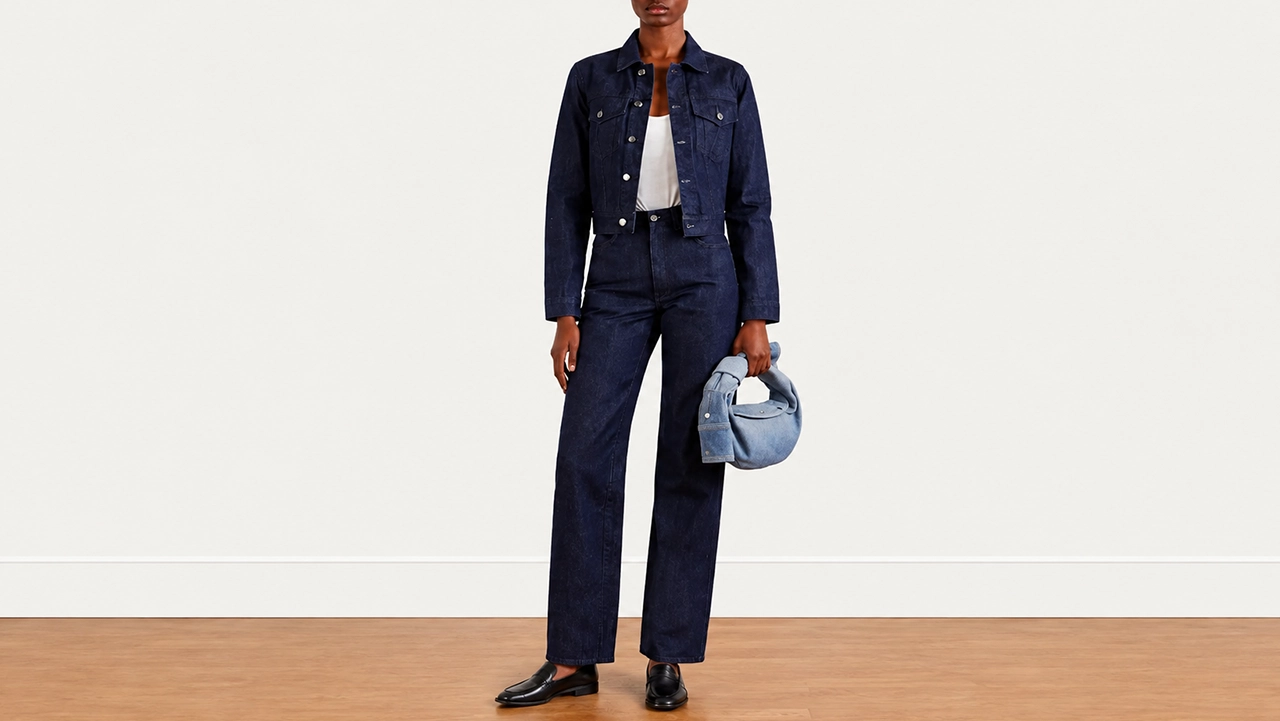 Foto 2: BOTTEGA VENETA - Bolsa Mini Jodie Denim-Printed