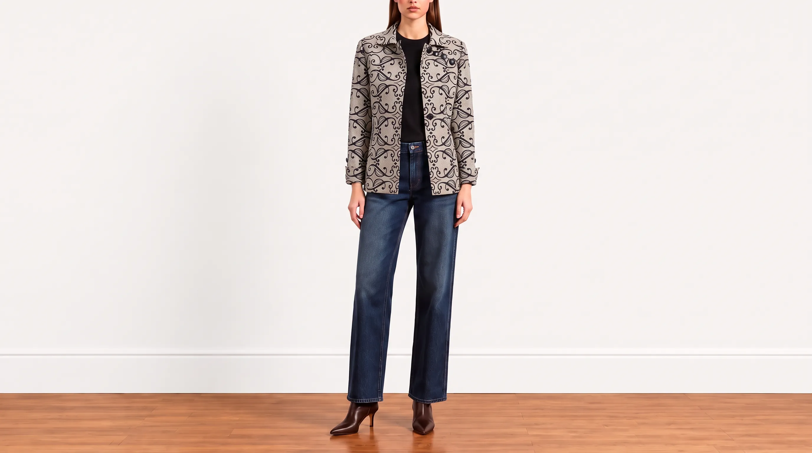 Foto 2: CHRISTIAN DIOR - Blazer em algodão. Tamanho 8 EUA / 38 BR