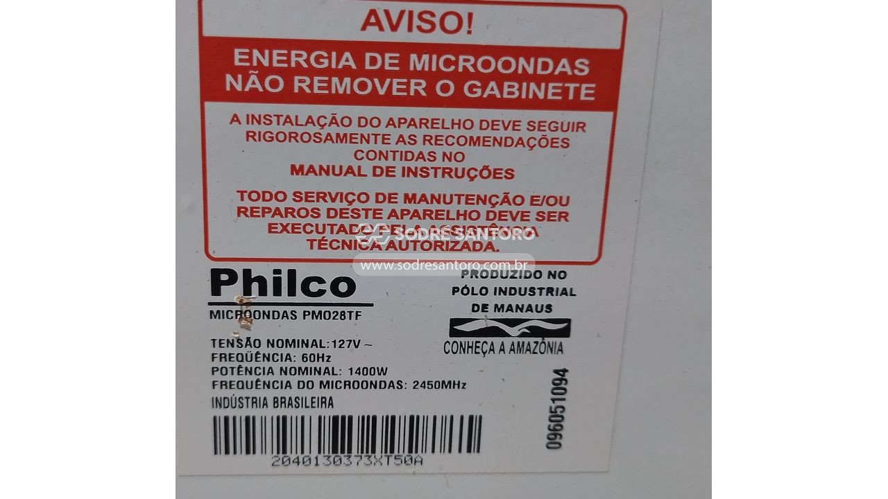Foto 6 de 6: micro-ondas philco 127v