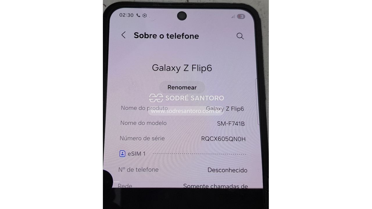 Foto 3: smartphone samsung galaxy z flip6 sm-f741b