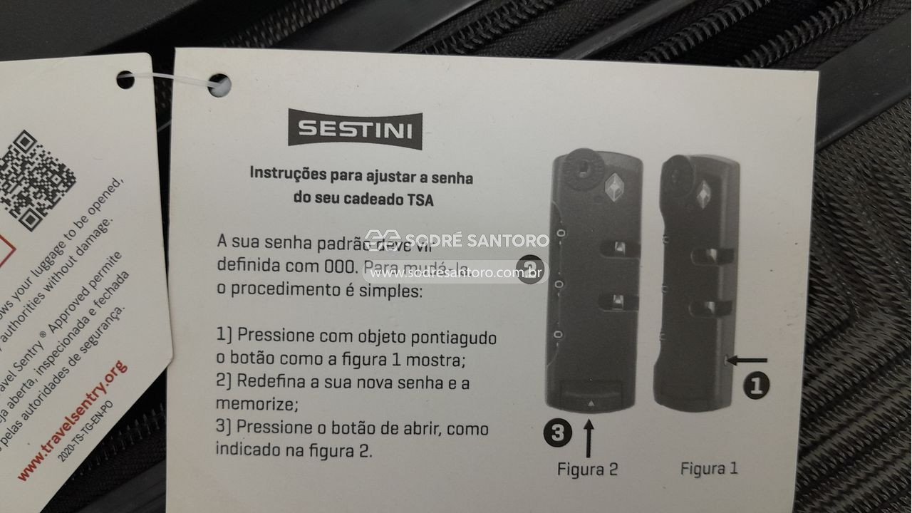 Foto 4: 3 malas de viagem sestini p/m/g