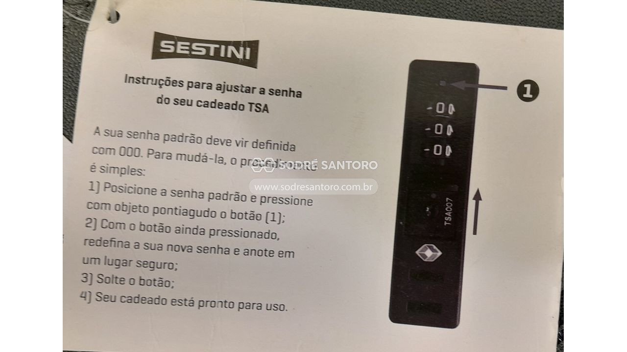 Foto 4: 3 malas de viagem sestini p/m/g
