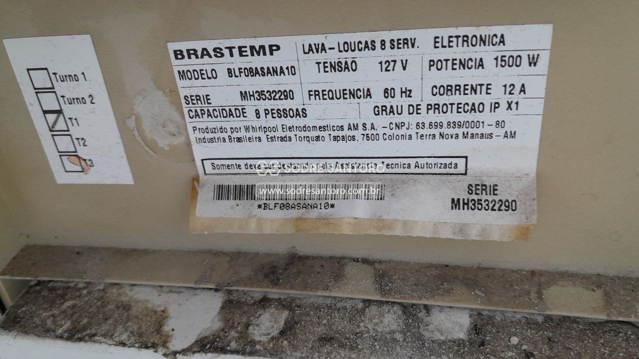 Foto 4: lavadora de louças brastemo blf08asana10 127v