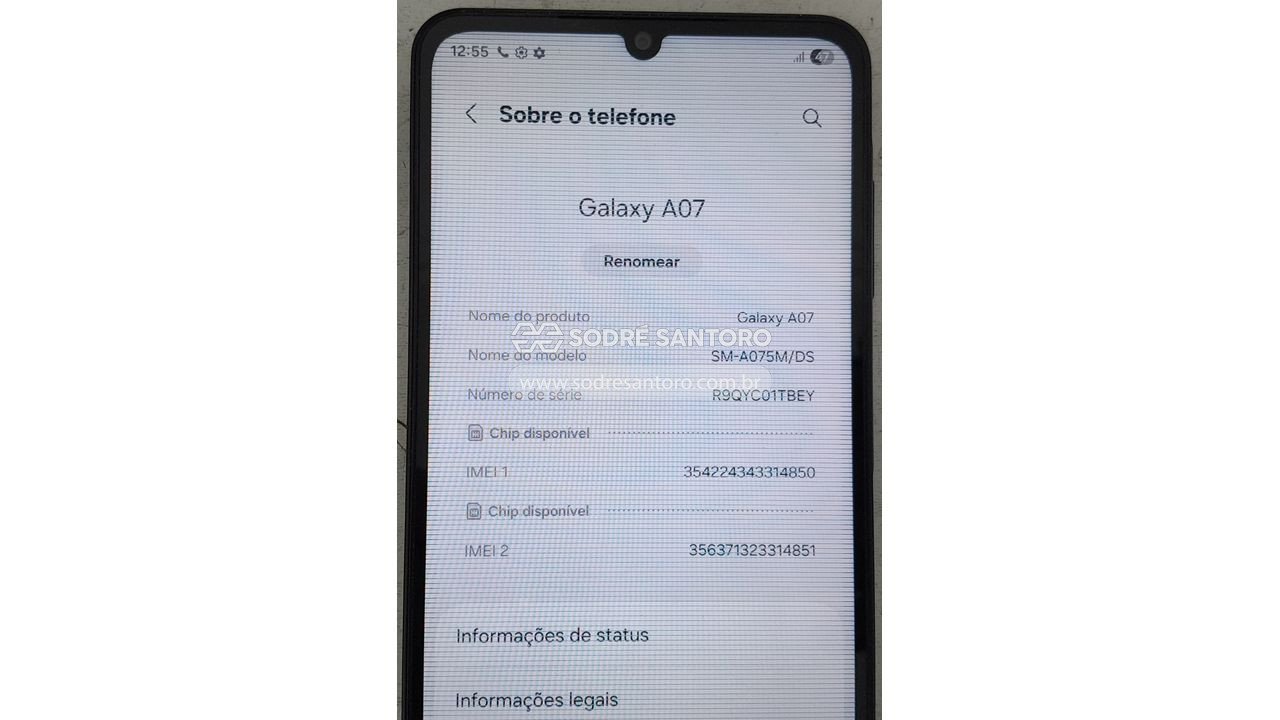 Foto 5: smartphone samsung a07 sm-a075m/ds 8gb - 256gb