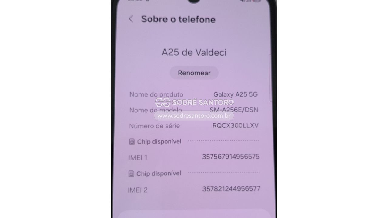 Foto 5: smartphone samsung a25 sm-a256e/dsn