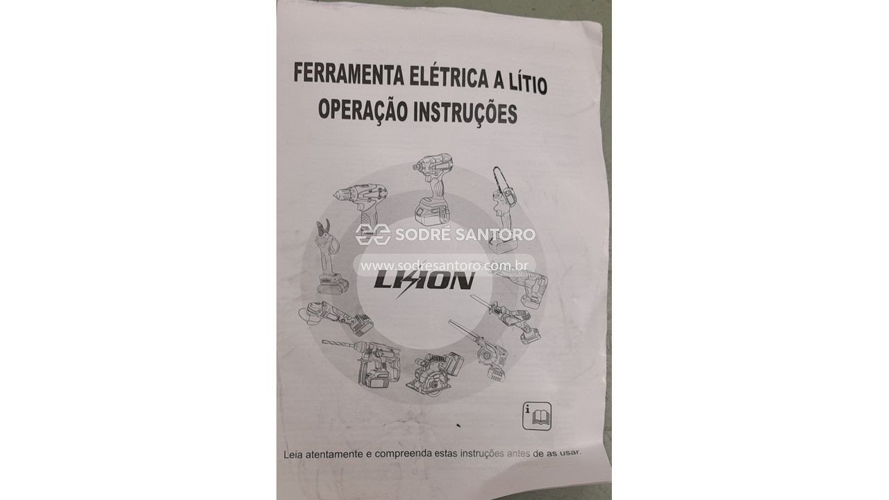 Foto 9 de 10: kit de ferramentas elétrica a bateria lhon