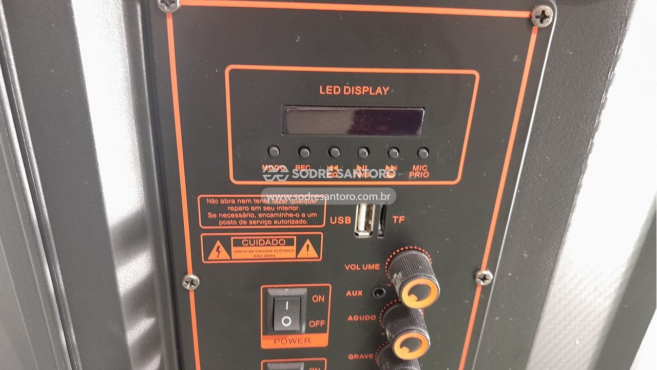 Foto 5: caixa de som amplificada lenoxx 900w lca15