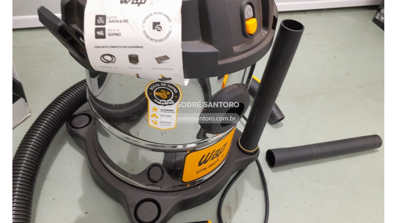 Foto 3: aspirador de água e pó wap gtw inox 12 1400w