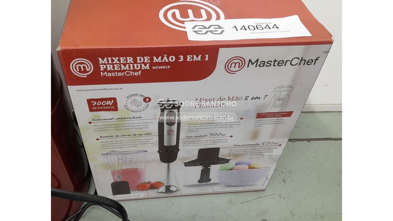Foto 4: 2 liquidificadores masterchef e 1 mixer de mão