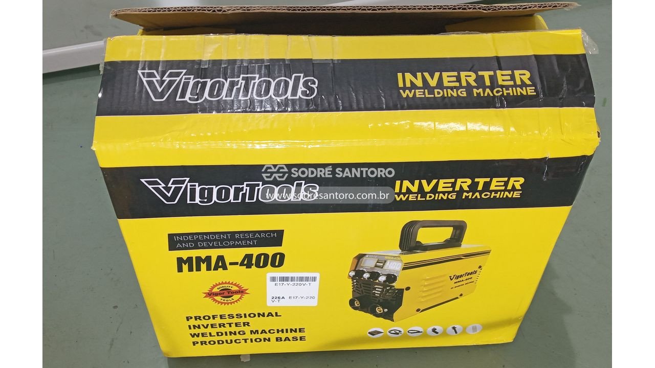 Foto 4: maquina de solda inversora vigortools mma-400