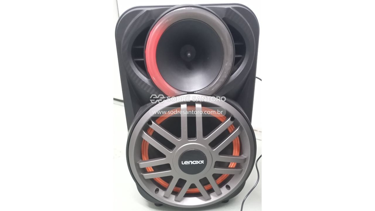 Foto 2: caixa de som amplificada lenoxx 300w lca8