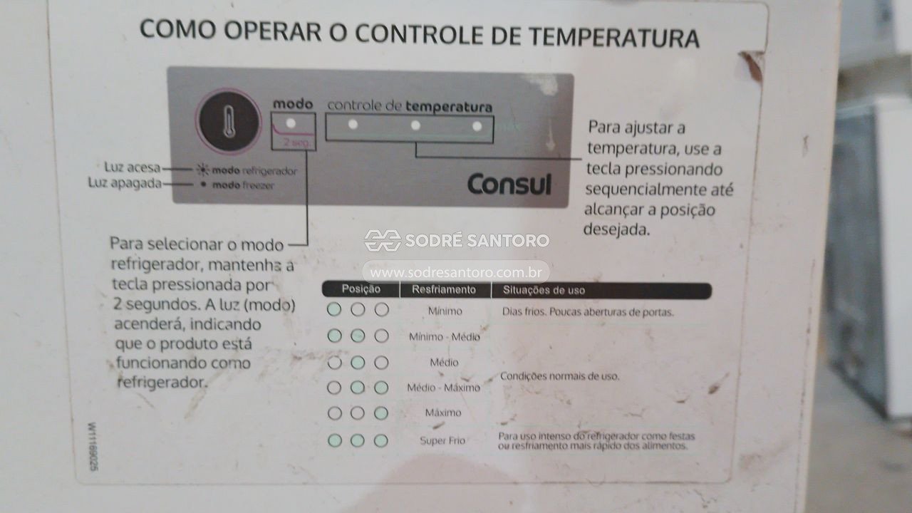 Foto 7 de 8: freezer horizontal consul chb53ebana