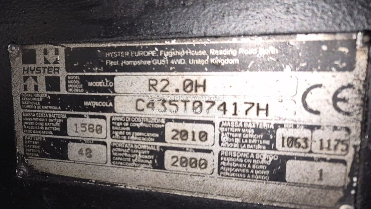 Foto 7 de 8: empilhadeira elétrica retratil hyster matrix