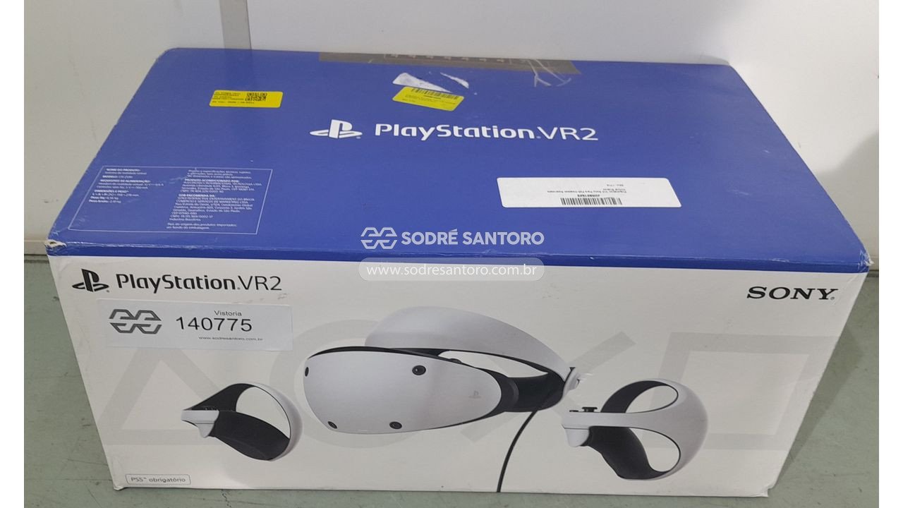 Foto 3: playstation vr2 sony para ps5 headset realidade virtual branco cfi-zvr1