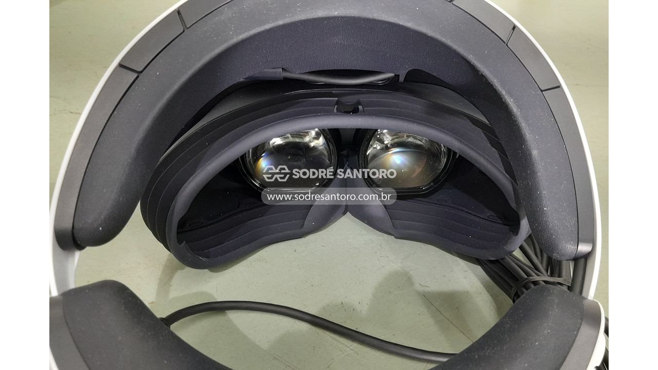 Foto 6 de 8: playstation vr2 sony para ps5 headset realidade virtual branco cfi-zvr1