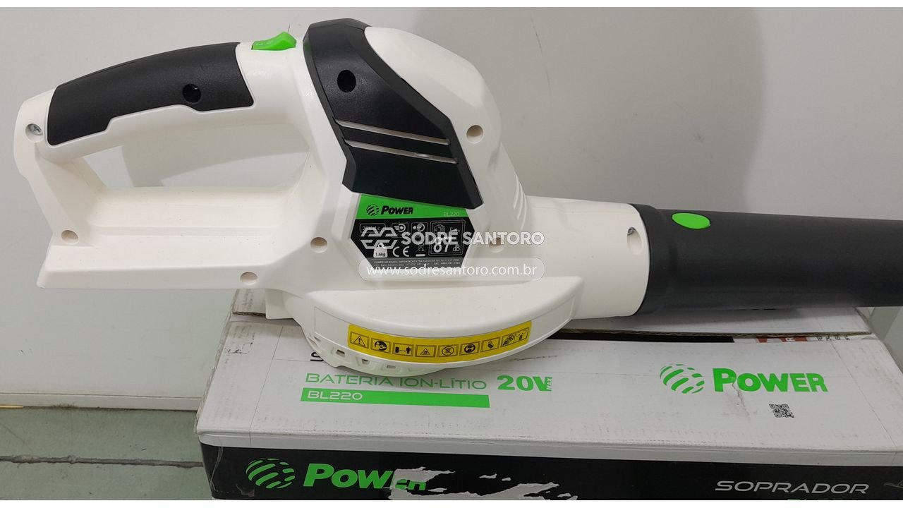 Foto 4: soprador power bl220 vateria ion-lítio 20v