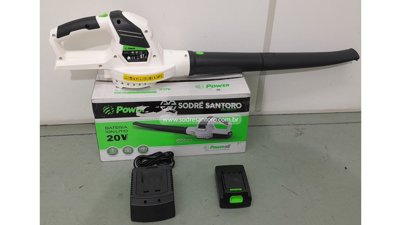 Foto 2: soprador power bl220 vateria ion-lítio 20v