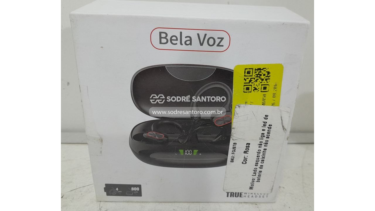 Foto 6 de 8: 2 fones de ouvido (1 samsung sm-r410 e 1 bela voz)