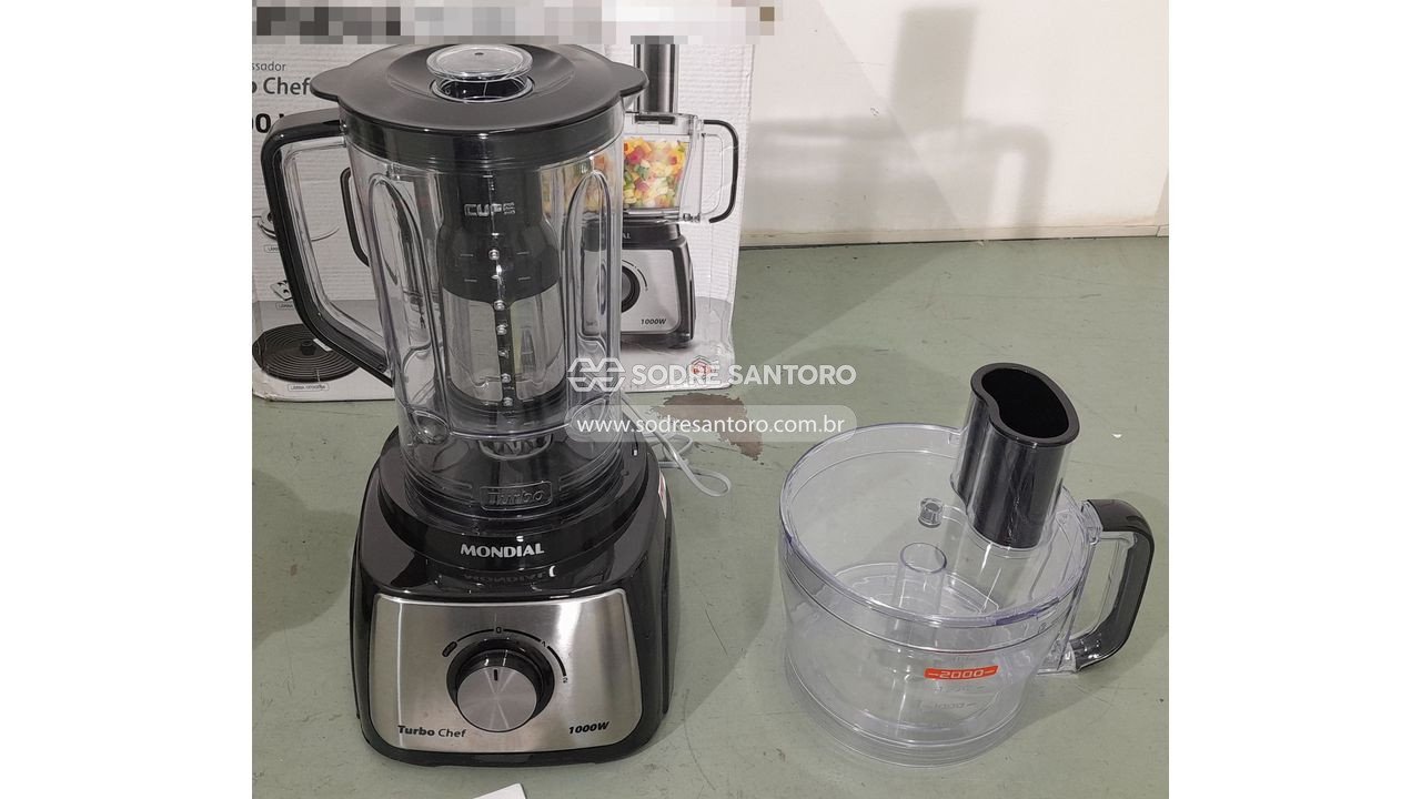 Foto 3: 1 multiprocessador mondial turbo chef 1000w 1 panela de pressão elétrica philips walita
