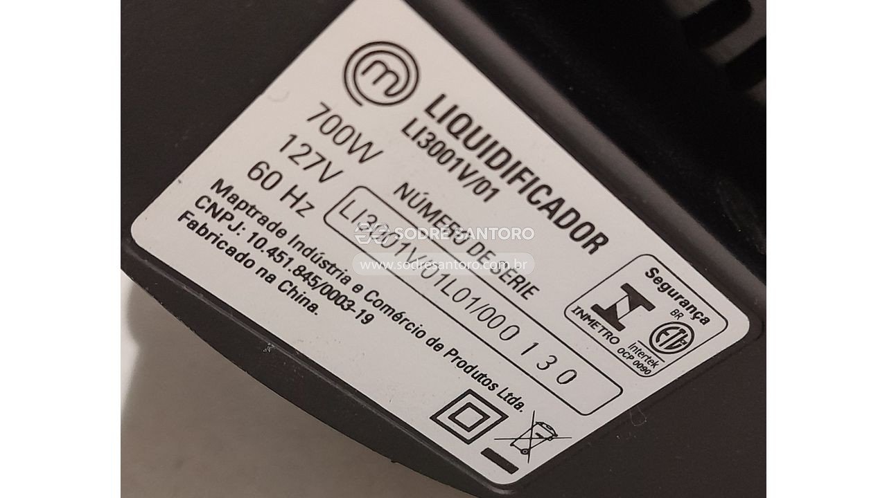 Foto 4: 2 liquidificadores materchef li3001 700w