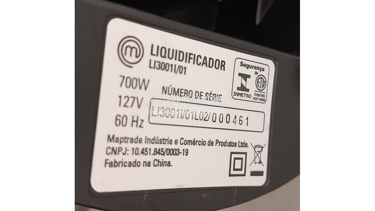 Foto 6 de 8: 2 liquidificadores materchef li3001 700w