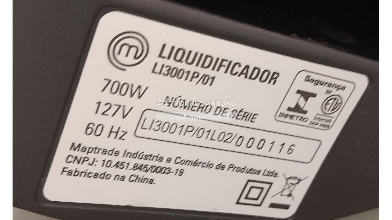 Foto 7 de 8: 2 liquidificadores materchef li3001 700w