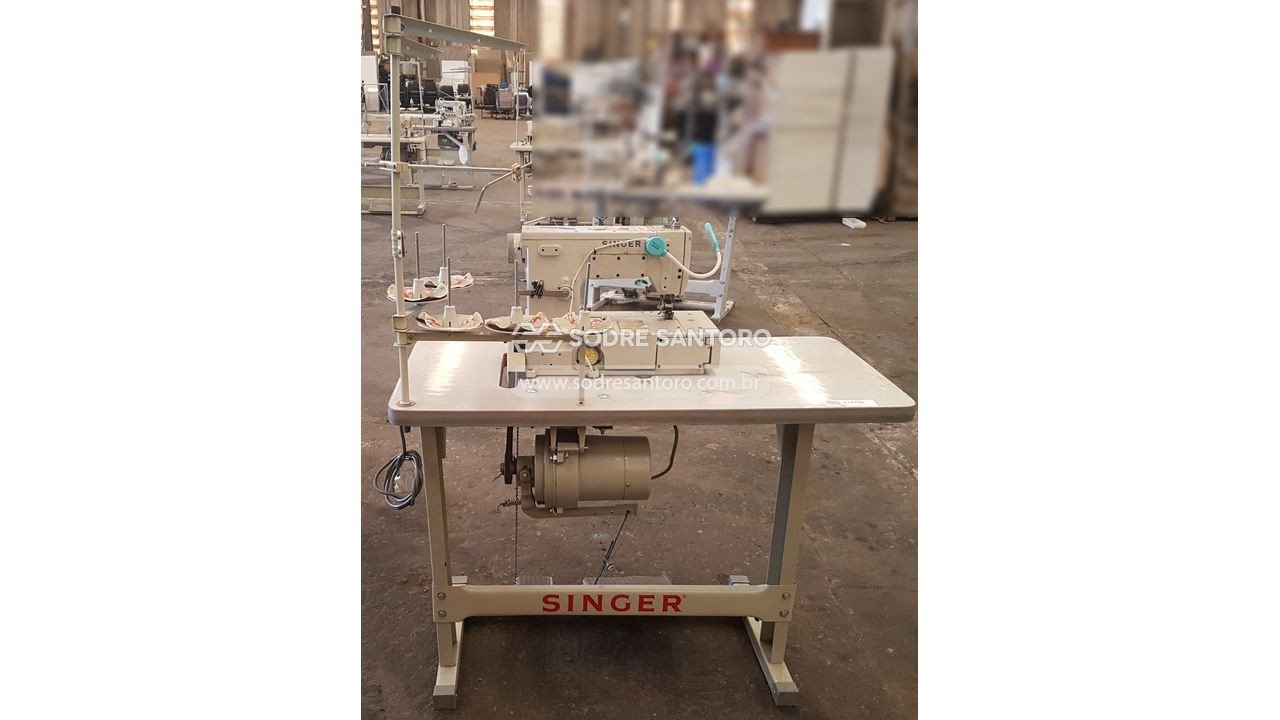 Foto 2: máquina de costura galoneira industrial singer