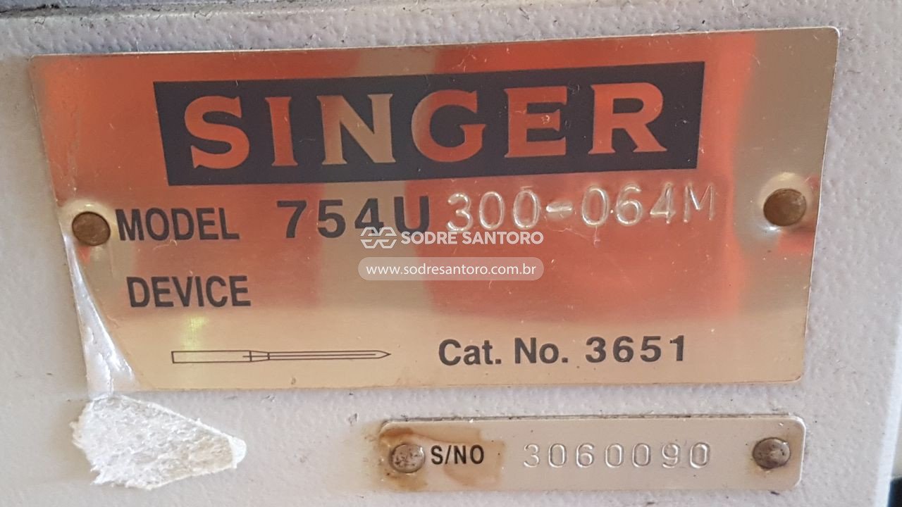 Foto 4: máquina de costura galoneira industrial singer