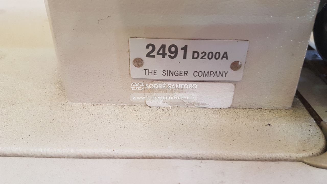 Foto 5: máquina costura reta industrial singer 2491 d200a