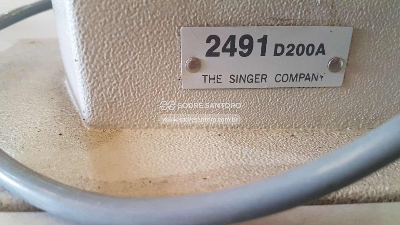Foto 4: máquina costura reta industrial singer 2491 d200a