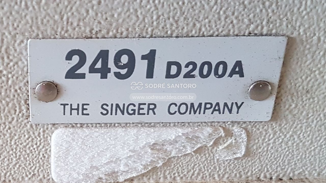 Foto 5: máquina costura reta industrial singer 2491 d200a