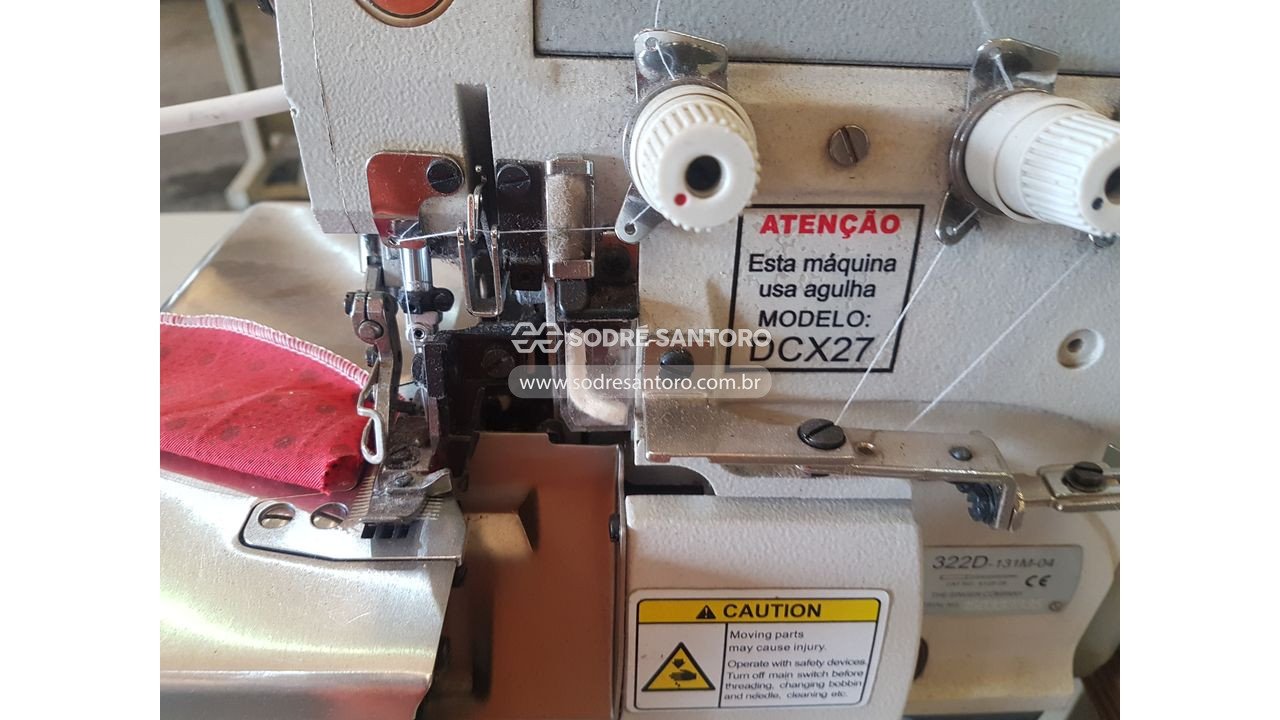 Foto 3: máquina de costura overlock industrial singer