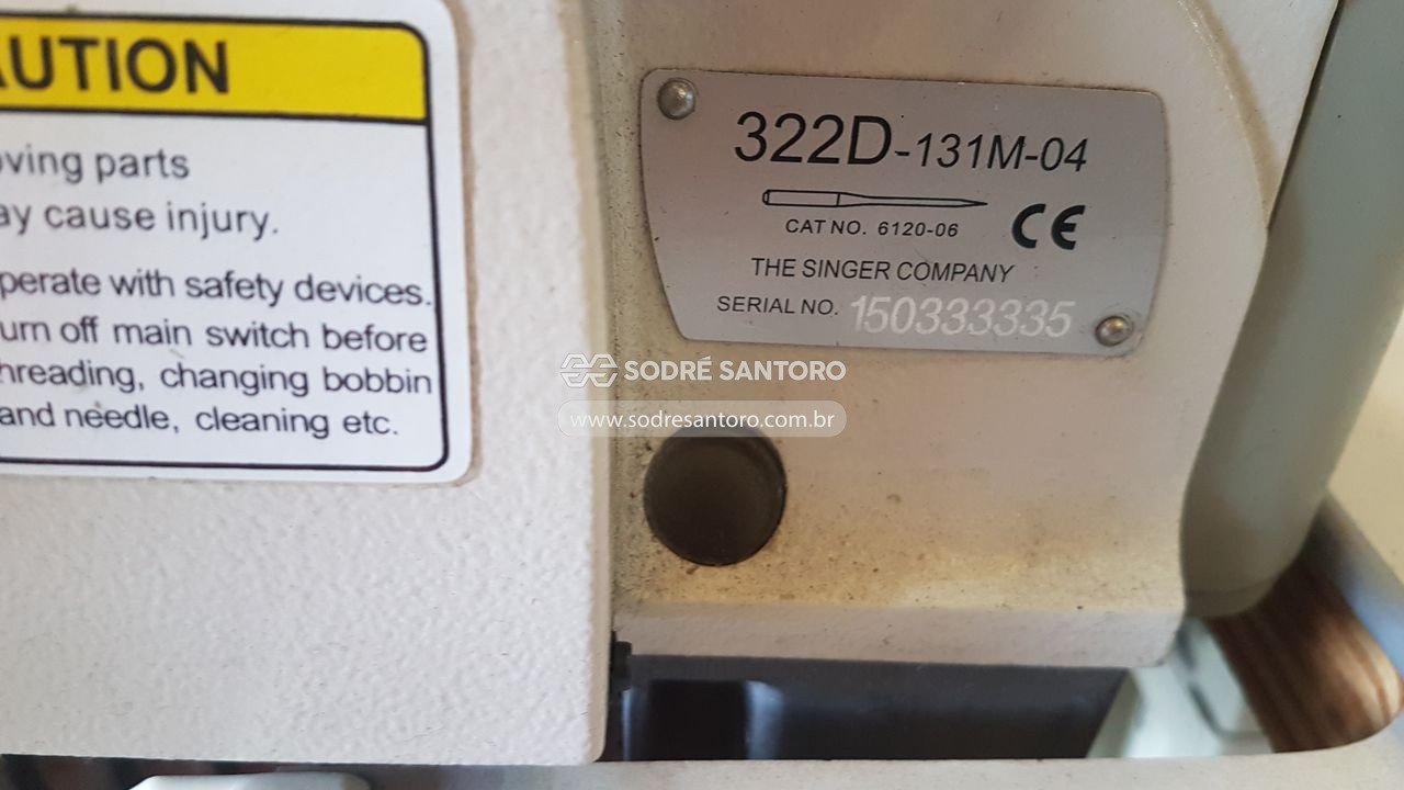 Foto 4: máquina de costura overlock industrial singer