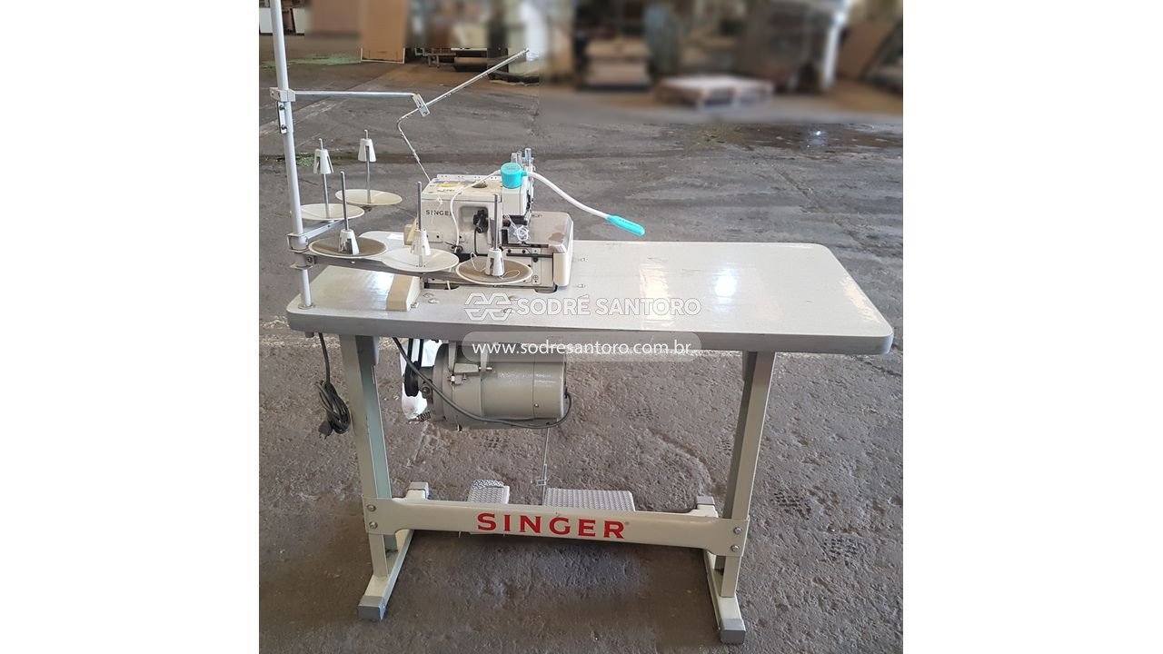 Foto 2: máquina de costura interlock industrial singer