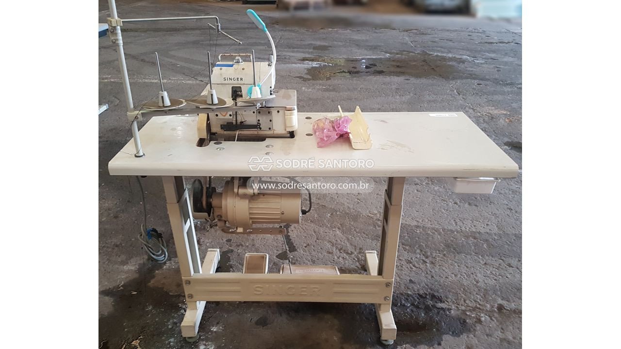 Foto 2: máquina de costura overlock industrial singer