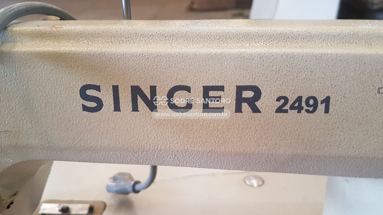 Foto 4: máquina costura reta industrial singer 2491 d200a
